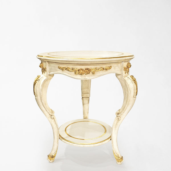 Ginevra Wood Side Table